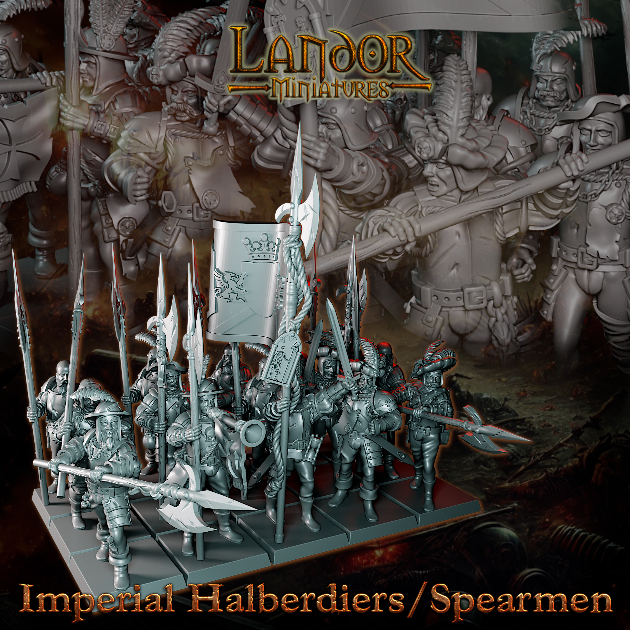 Imperial Halberdiers/Spearmen